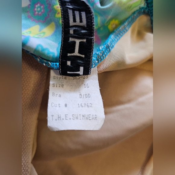 One Piece Tank-Style Swimsuit By T.H.E. SWIMWEAR - Picture 7 of 11